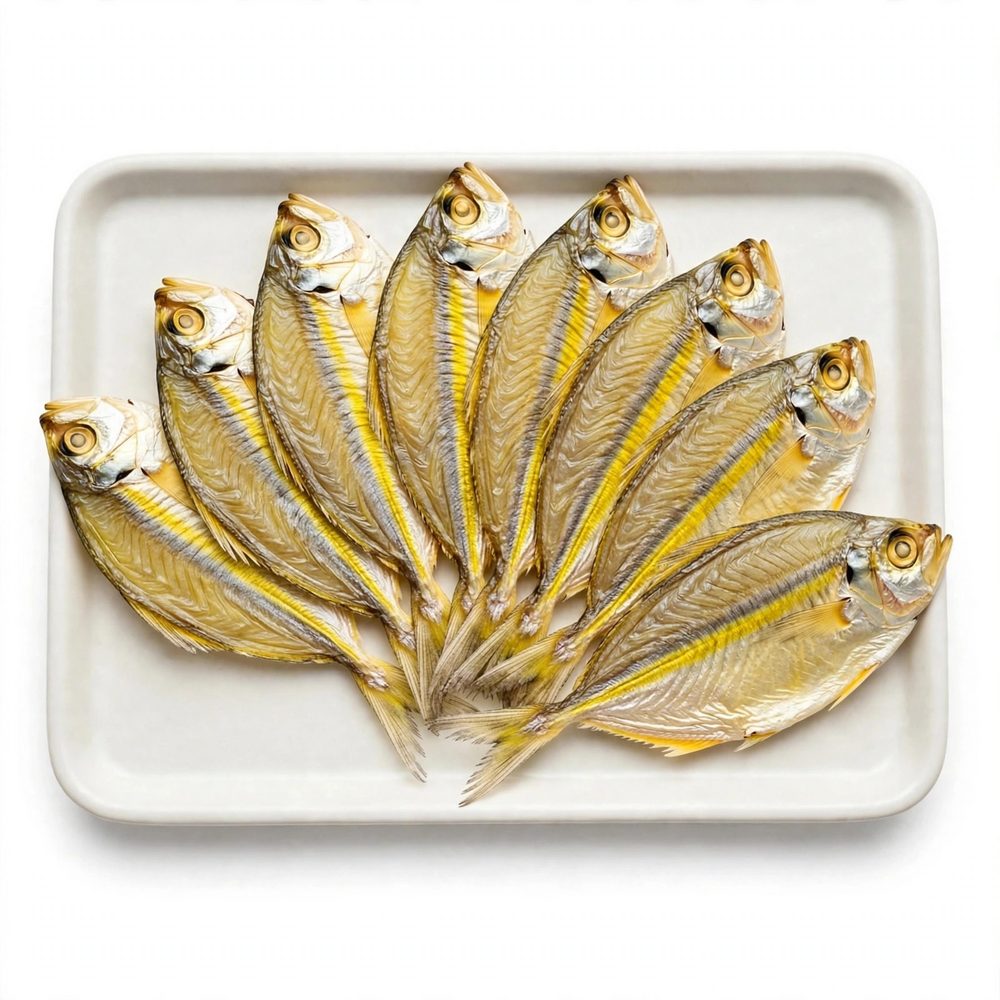 Khô cá chỉ vàng phơi nắng